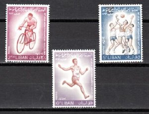 LEBANON - LIBAN MNH SC# 415-417 SPORTS