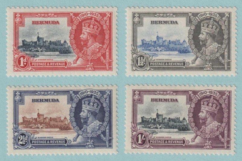 BERMUDA 100 - 103  MINT HINGED OG * NO FAULTS VERY FINE! - S325