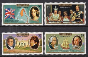 Aitutaki 148-151 MNH VF