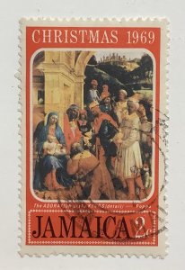 Jamaica 1969 Scott 292 used- 2c,  Christmas painting, the Adoration of the Kings