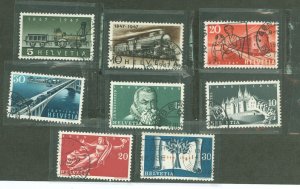 Switzerland #308-315 Used Single (Complete Set)