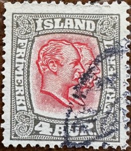 Iceland 1907-08 Sc. 73 Used