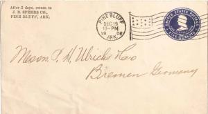 United States Arkansas Pine Bluff, Ark. 1906 American Flag Type B14  5c Linco...