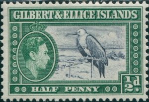 Gilbert & Ellice Islands 1939 SG43 ½d Great Frigate Bird KGVI MLH