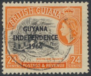  Guyana  OPT Independence SC# 13  Used   see details & scans