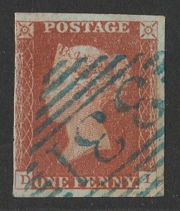 IRELAND 1841 Great Britain QV 1d red-brown, imperf. SG 8P cat £250. 