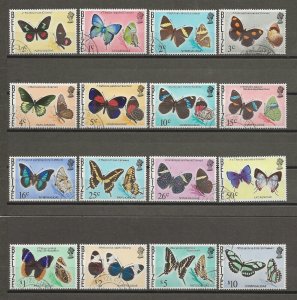 BELIZE 1974/77 SG 380/95 USED Cat £50