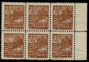 Mecklenburg Vorpommern 1946,Sc.#12N22 MNH, Michel 37za examinated