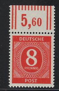 Germany AM Post Scott # 536, mint nh, var. rotary print
