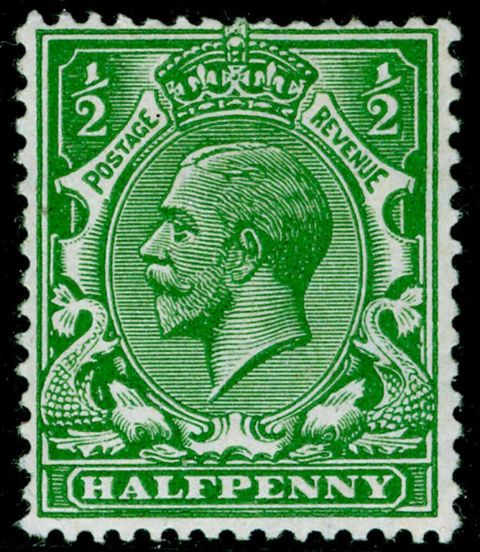 SG351 SPEC N14(-), ½d pale bright cobalt-green, LH MINT. UNLISTED. HENDON CERT.