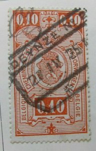 A6P17F118 Belgium Parcel Post and Railway Stamp 1923-24 10c used-