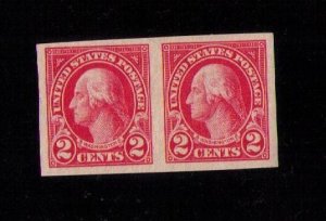 US SC 577 Imperf Pair MHN.Og Very Fine