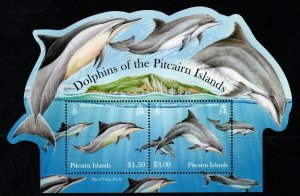 PITCAIRN ISLANDS SGMS853 2012 DOLPHINS  MNH