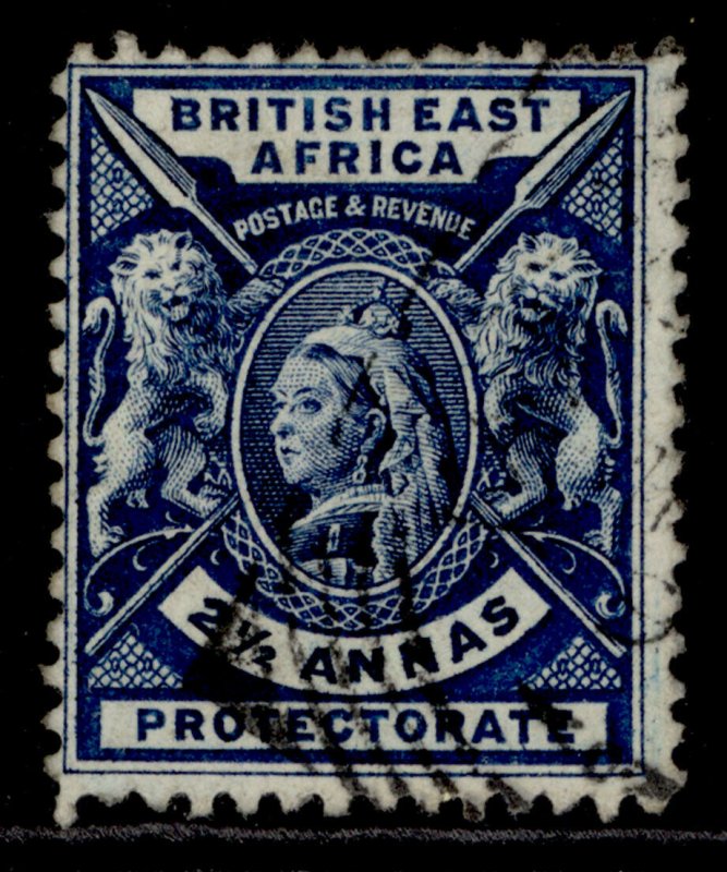 BRITISH EAST AFRICA QV SG68, 2½a deep blue, FINE USED.