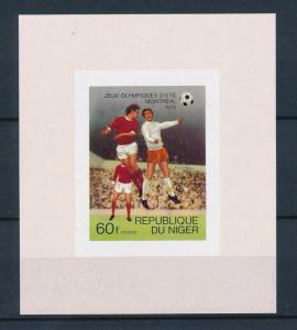 [55736] Niger 1976 Olympic games Montreal Football Soccer MNH Sheet