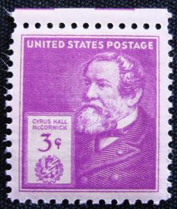 US #891 MNH Single, Cyrus Hall McCormick SCV $.30