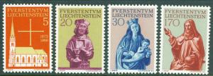 LIECHTENSTEIN Scott 416-419 MNH**  1966 Vadus Church set