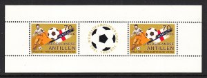 Netherlands Antilles B198a Soccer Souvenir Sheet MNH VF