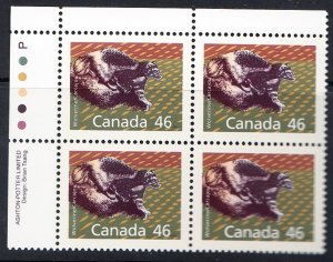 CANADA # 1172Ag - Mint NH Upper left plate block - Cat. $35.00