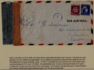 Suriname/Curacao censored cover 24.2.45
