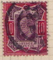 Great Britain Sc #137 (1902) Used H F-VF, CV $70.00