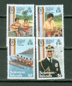 SOLOMON ISL 1981  DUKE CUP #453-456 SET MNH...$1.50