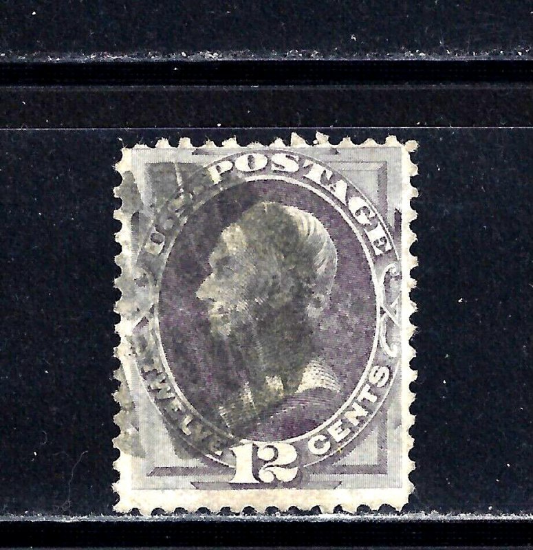 #151 US 12 CENT DULL VIOLET CLAY-USED-N/G-FINE-VF