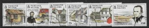 FALKLAND ISLANDS SG713/8 1994 FOUNDING OF STANLEY SET FINE USED