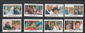 Grenada # 2006-2013, Royal Family Birthdays, Mint NH, 1/2 Cat.