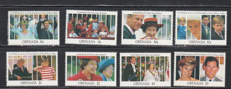 Grenada # 2006-2013, Royal Family Birthdays, Mint NH, 1/2 Cat.