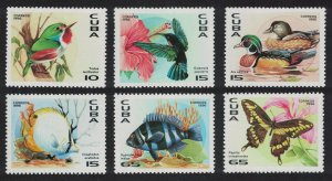 Caribic Birds Fish Butterfly 6v 1996 MNH SG#4079-4084