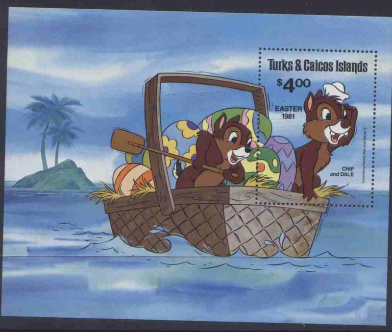 Turks & Caicos Islands 480 MNH Disney, Easter