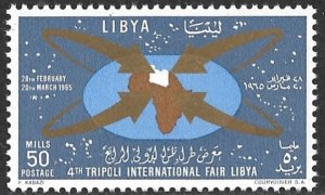 LIBYA 1965 TRIPOLI FAIR Issue Scott No. 275 MNH