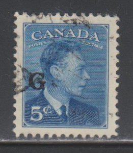 Canada, 5c Official (SC# O20) Used