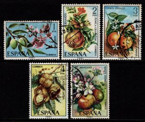 Spain 1975 Spanish Flora (4th series) Fruits, Set [Used]