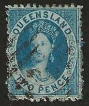 Queensland 46, used. 1876.  (A817)