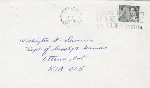 Canada - Oct 31, 1973 Ottawa, ON Local Delivery Cover