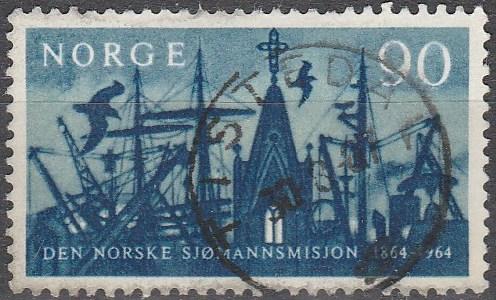 Norway #458 F-VF Used  CV $2.50 (SU2837)