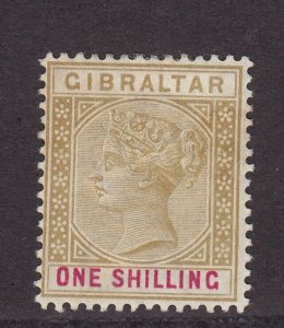 Gibraltar Scott # 21 VF mint hinged nice color scv $ 48 ! see pic !