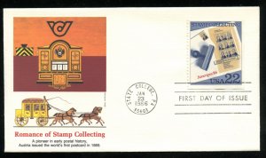 US 2201 US / Sweden Stamp Collecting UA Fleetwood cachet FDC