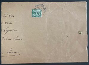 1946 The Hague Netherlands Oversized Cover To London England