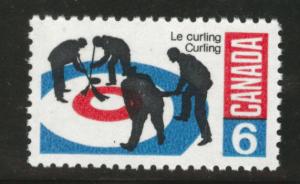 CANADA Scott 490 MNH** Curling stamp 1969