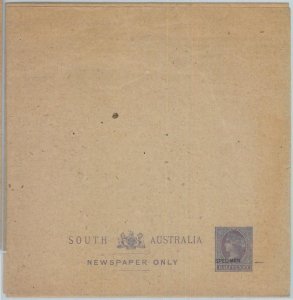 BK0031 - SOUTH  AUSTRALIA - Postal History - STATIONERY WRAPPER  # 3b - SPECIMEN