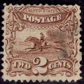 US Stamp #113 Used 2c 1869 Pictorial  SCV $80