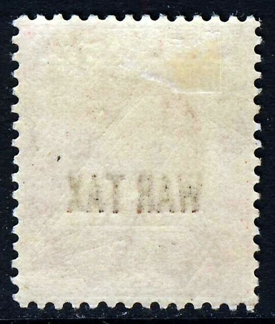 ST LUCIA King George V 1916 WAR TAX Overprint on 1d. Scarlet SG 90 MINT