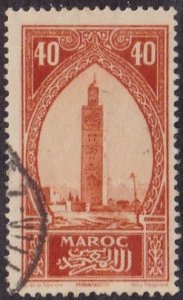 French Morocco #102 Used