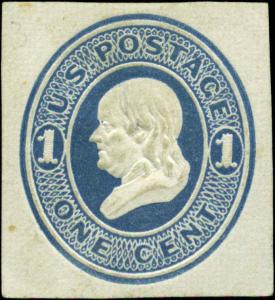 U74 Cut Square Mint Hinged