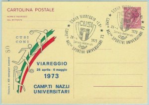 67728 - ITALY - POSTAL HISTORY -  STATIONERY CARD: Football BASKETBALL 1973