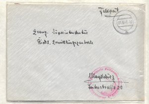 WW2: German Naval Feldpost: M-21870 KMS Nurnberg 6/21/1943 (54729)