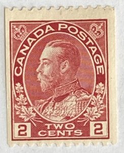 CANADA 1911-25 #132 King George V 'Admiral' Issue Coil - MH (CV 40$ +)